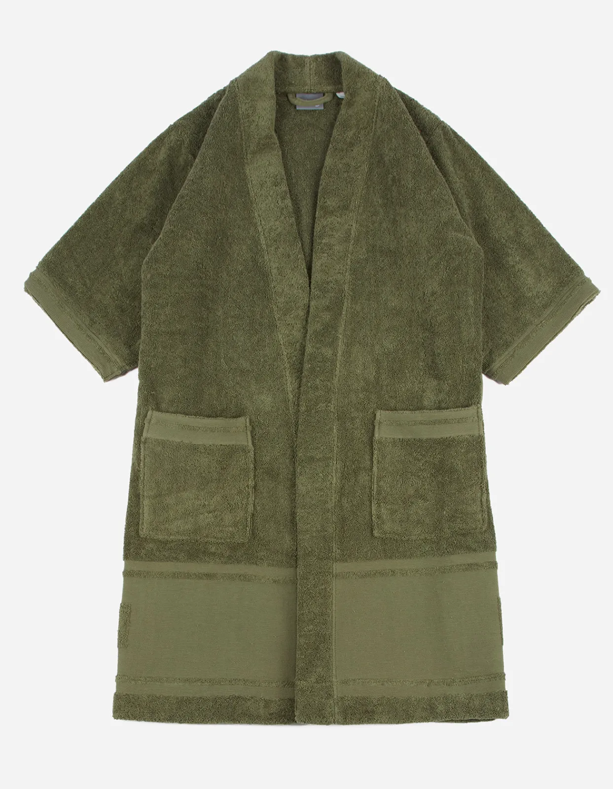 Kimonos*Maharishi 9370 Kimono Robe · 500Gsm Organic Cotton Olive