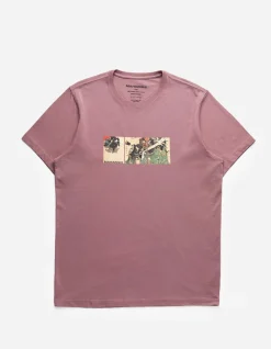 Short Sleeve T-Shirts*Maharishi 1071 Kuroko Organic T-Shirt Murasaki Purple