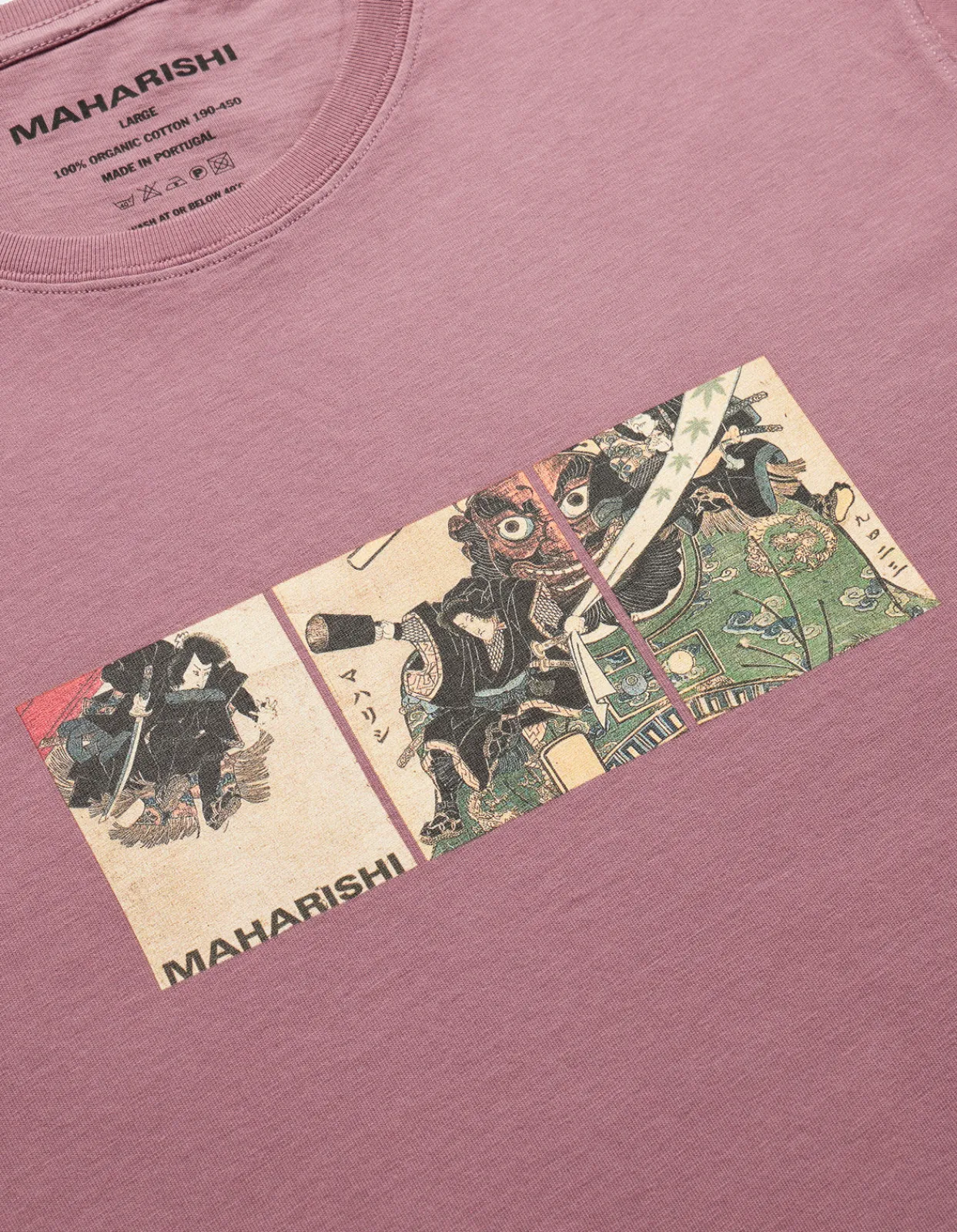 Short Sleeve T-Shirts*Maharishi 1071 Kuroko Organic T-Shirt Murasaki Purple