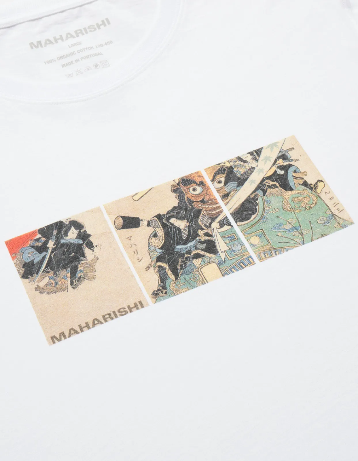 Short Sleeve T-Shirts*Maharishi 1071 Kuroko Organic T-Shirt White