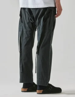 Cargo Pants*Maharishi 4515 Low Cargo Pants Black Blk-108F
