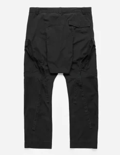 Cargo Pants*Maharishi 4515 Low Cargo Pants Black Blk-108F