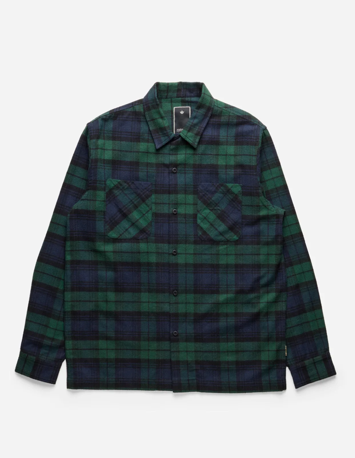 Shirts*Maharishi 4612 L/S Flannel Shirt Black