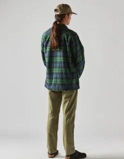 Shirts*Maharishi 4612 L/S Flannel Shirt Black