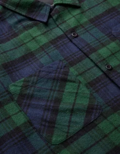 Shirts*Maharishi 4612 L/S Flannel Shirt Black