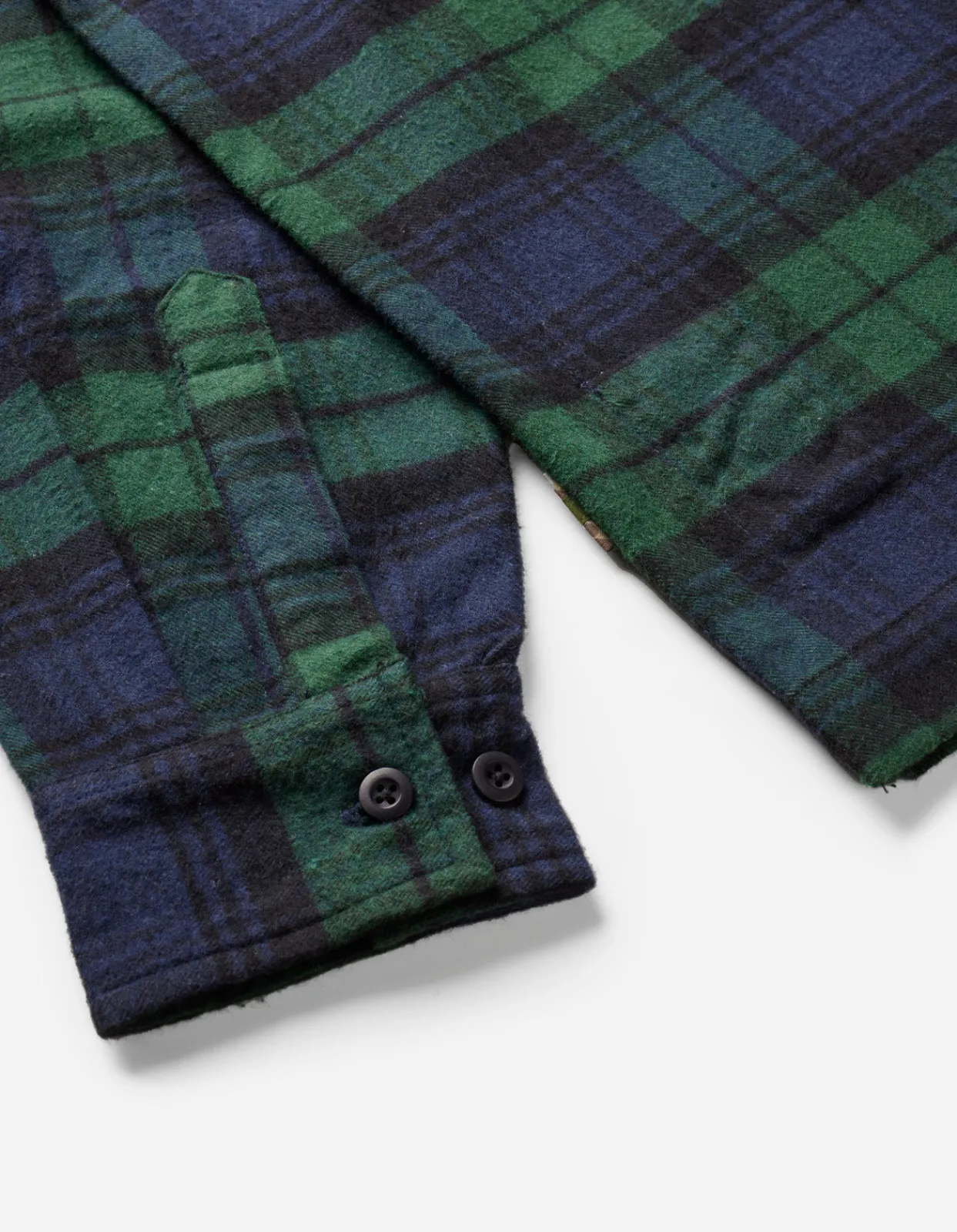 Shirts*Maharishi 4612 L/S Flannel Shirt Black