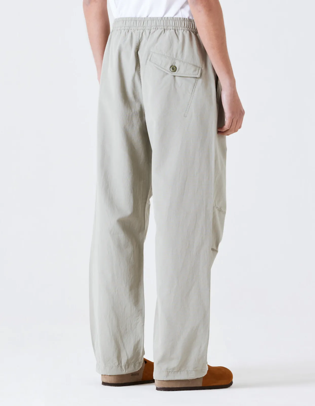 Track Pants*Maharishi 4301 Maha Loose Asym Track Pants Silver Sage