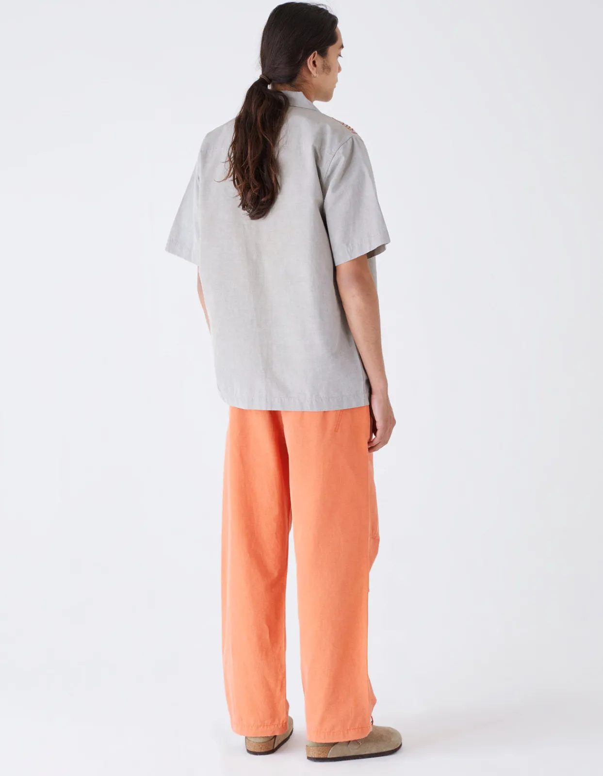 Track Pants*Maharishi 4301 Maha Loose Asym Track Pants Rust