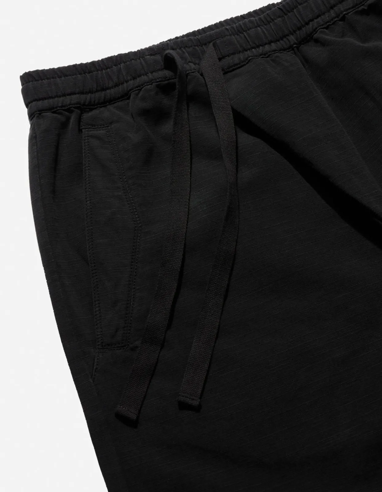 Track Pants*Maharishi 4301 Maha Loose Asym Track Pants Black