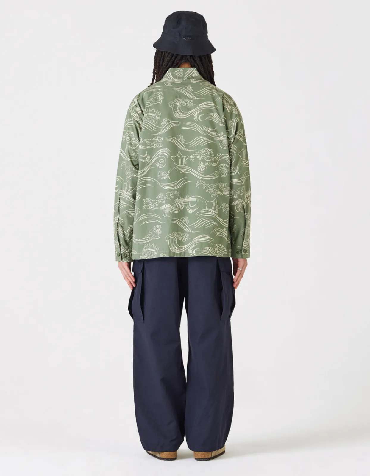Kimonos*Maharishi 4262 Maha Songkran Hanten Olive