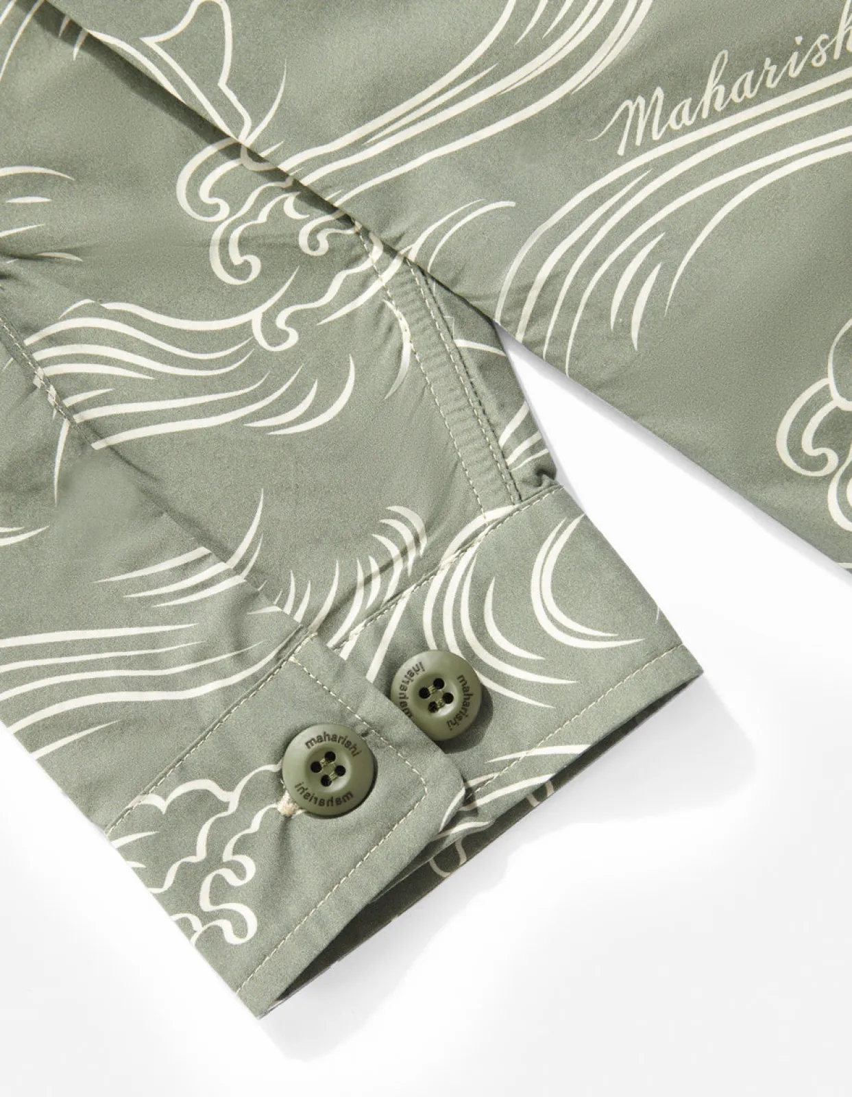 Kimonos*Maharishi 4262 Maha Songkran Hanten Olive