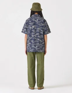 Shirts*Maharishi 4263 Maha Songkran Summer Shirt Navy