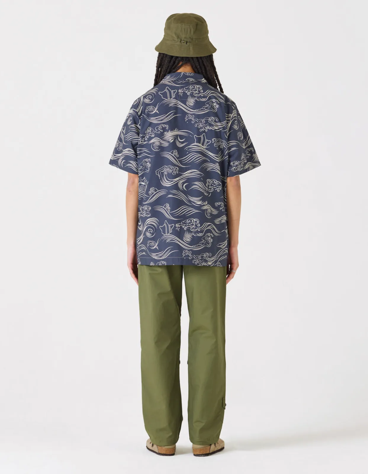 Shirts*Maharishi 4263 Maha Songkran Summer Shirt Navy