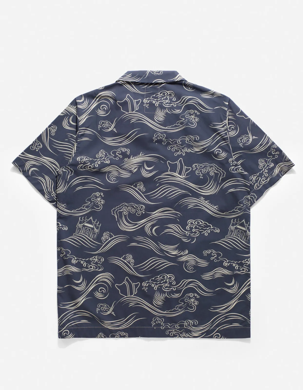 Shirts*Maharishi 4263 Maha Songkran Summer Shirt Navy