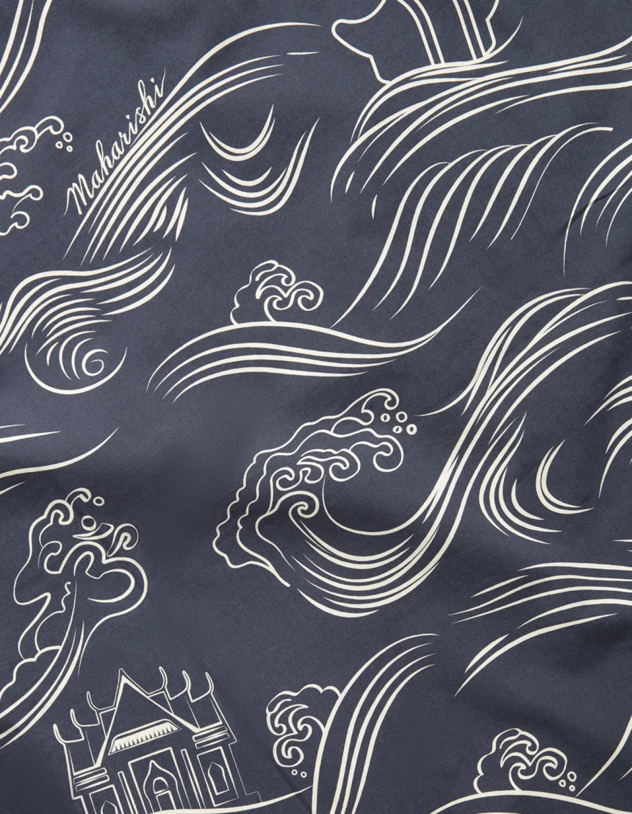Shirts*Maharishi 4263 Maha Songkran Summer Shirt Navy