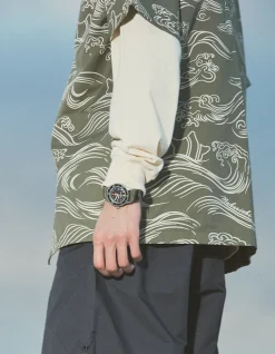 Shirts*Maharishi 4263 Maha Songkran Summer Shirt Olive
