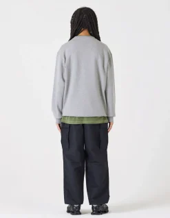 Crew Sweats*Maharishi 1026 Maha Temple Crew Sweat Grey Marl