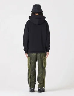 Hooded Sweats*Maharishi 1025 Maha Temple Hooded Sweat Black