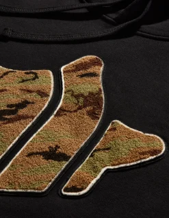 Hooded Sweats*Maharishi 1025 Maha Temple Hooded Sweat Black