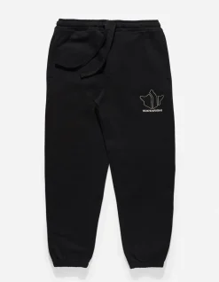 Sweatpants*Maharishi 1027 Maha Temple Sweatpants Black
