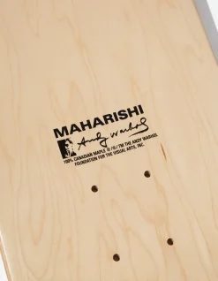 Lifestyle*Maharishi 9722 Maha Warhol Dpm:Tigerskins Skate Deck · Wood Warhol Desert