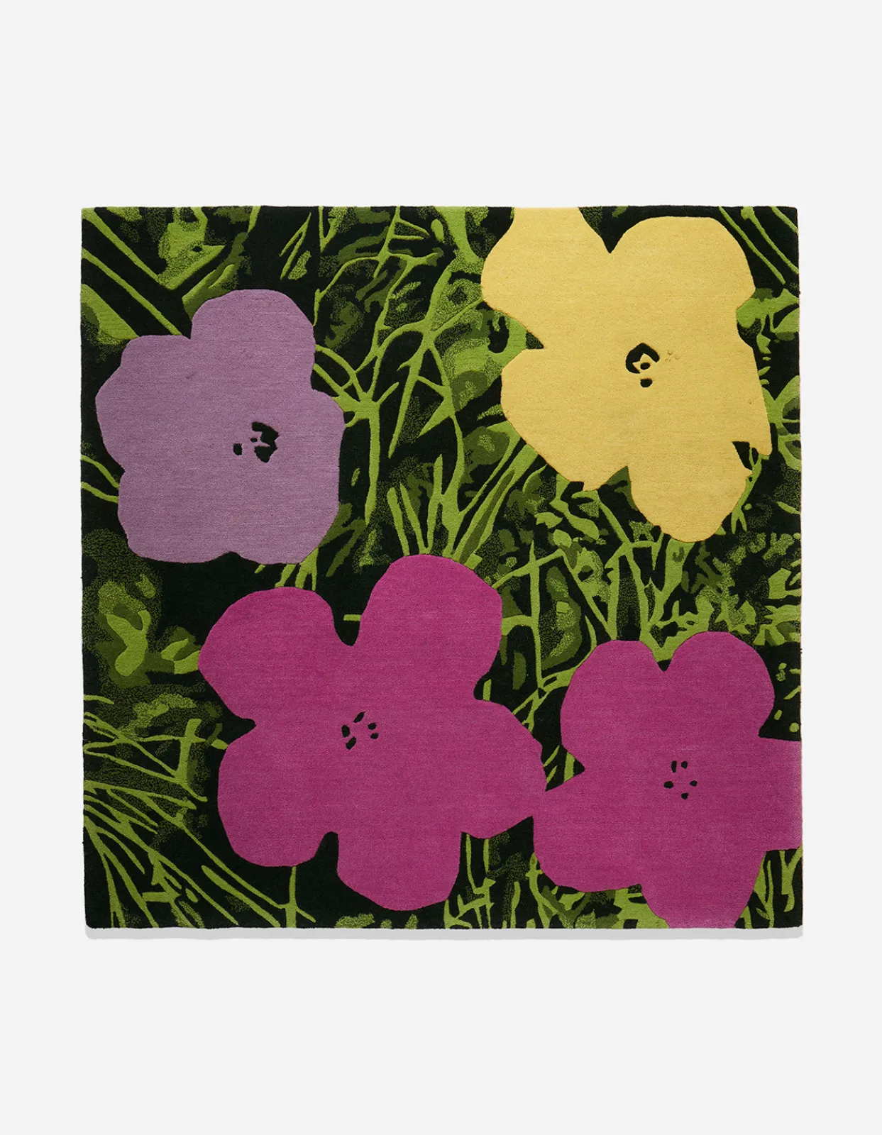Home*Maharishi 9649 Maha Warhol Flowers Rug · Hand-Tufted Wool Multi