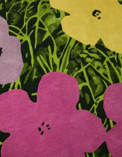Home*Maharishi 9649 Maha Warhol Flowers Rug · Hand-Tufted Wool Multi