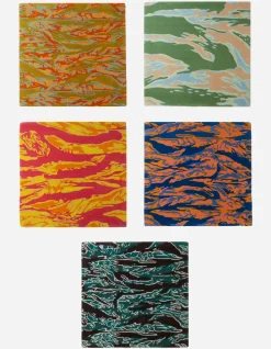 Home*Maharishi 9719 Maha Warhol Tigerskins Rug · 100% Hand-Tufted Wool Warhol Oasis
