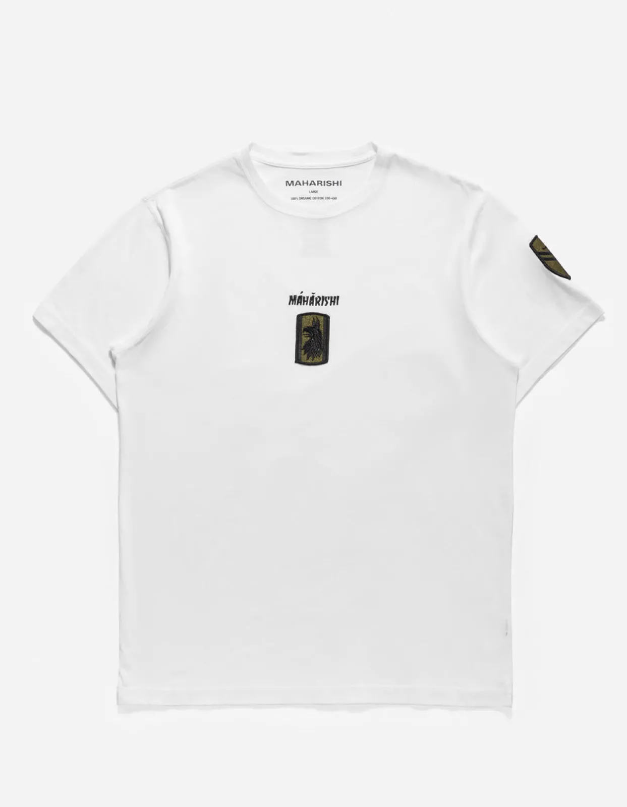 Short Sleeve T-Shirts*Maharishi 1014 Mahapatchco. T-Shirt White