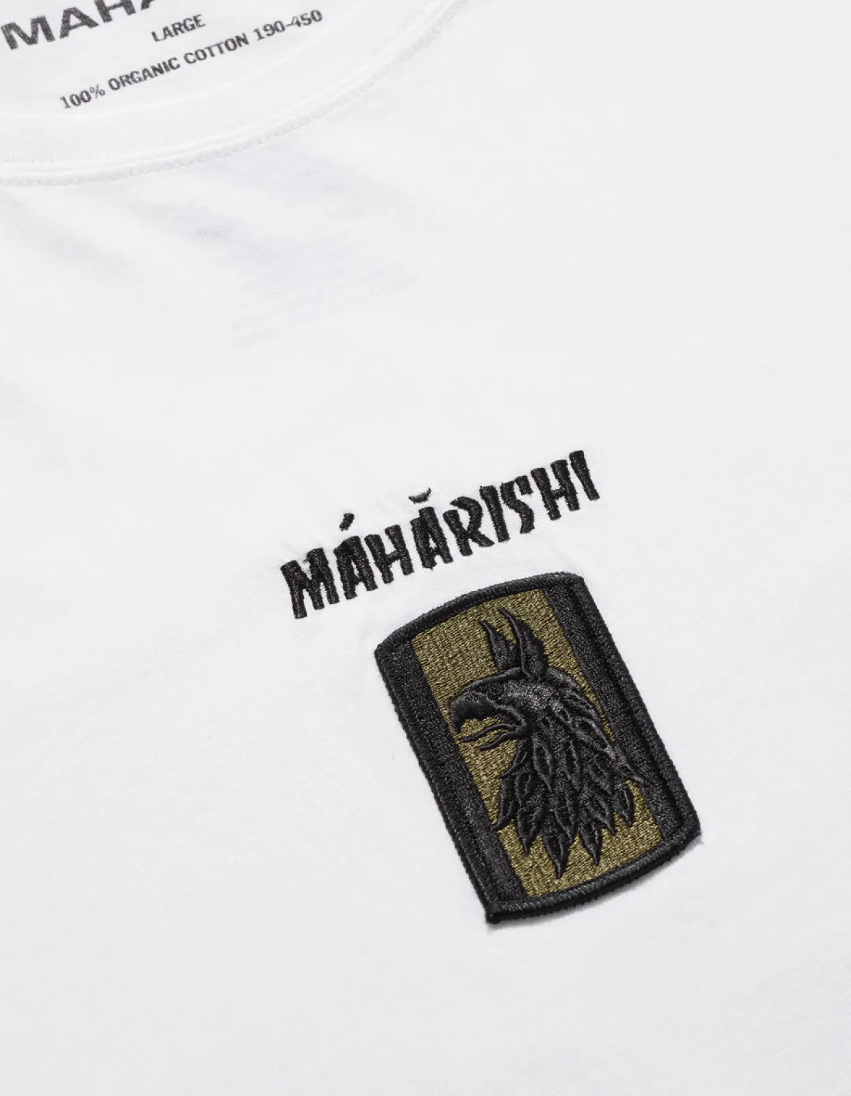 Short Sleeve T-Shirts*Maharishi 1014 Mahapatchco. T-Shirt White