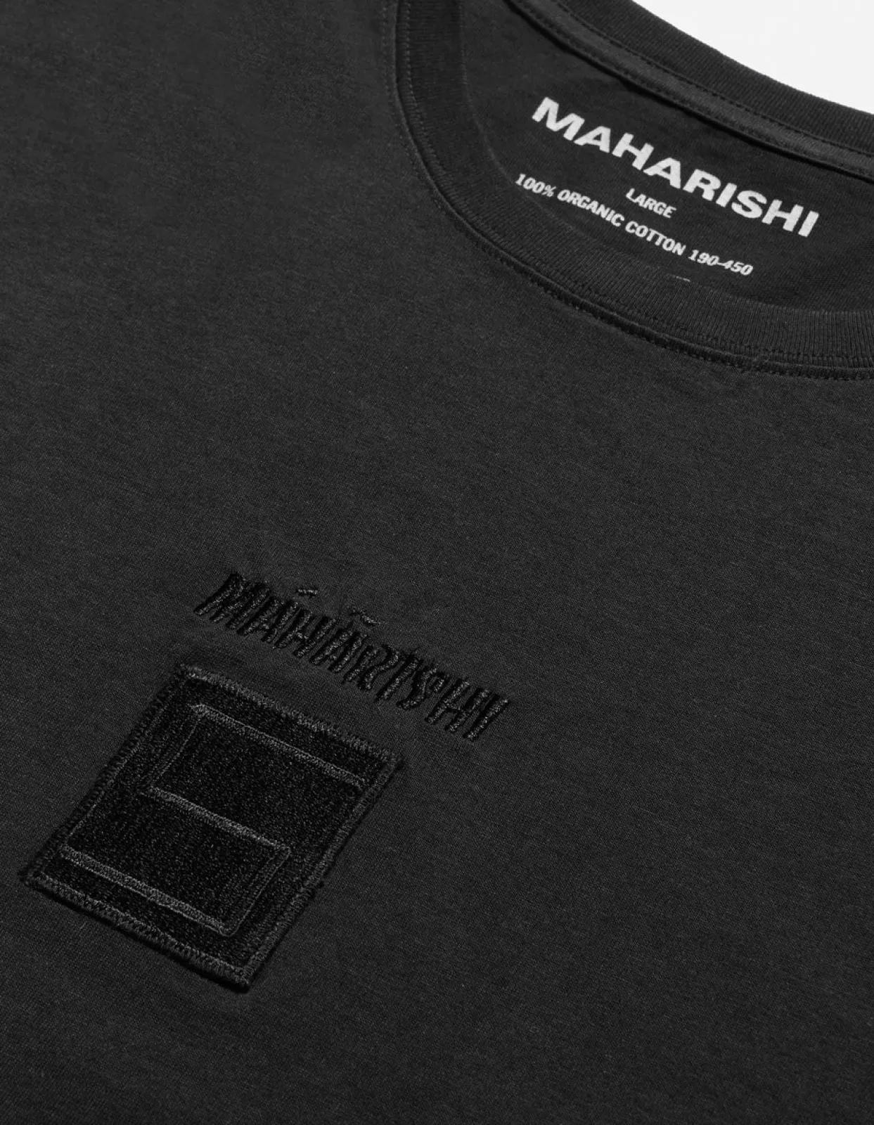Short Sleeve T-Shirts*Maharishi 1014 Mahapatchco. T-Shirt Black