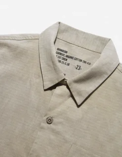 Shirts*Maharishi 4325 Camp Collar Shirt Silver Sage
