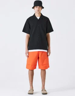 Shirts*Maharishi 4325 Camp Collar Shirt Black