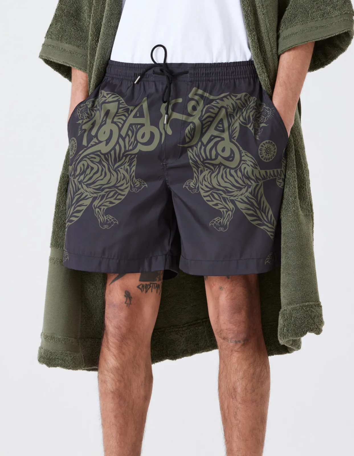 Swim Shorts*Maharishi 1020 Muay Thai Swim Shorts Black