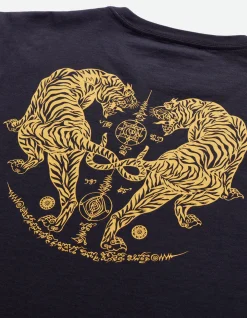 Short Sleeve T-Shirts*Maharishi 1019 Muay Thai T-Shirt Navy