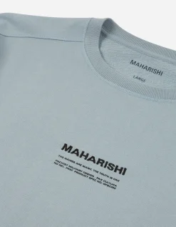 Crew Sweats*Maharishi 7011 Miltype Embroidered Crew Sweat · Organic Sweat 450 Ghost Blue