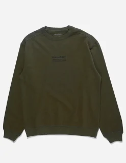 Crew Sweats*Maharishi 7011 Miltype Embroidered Crew Sweat · Organic Cotton Mil Olive