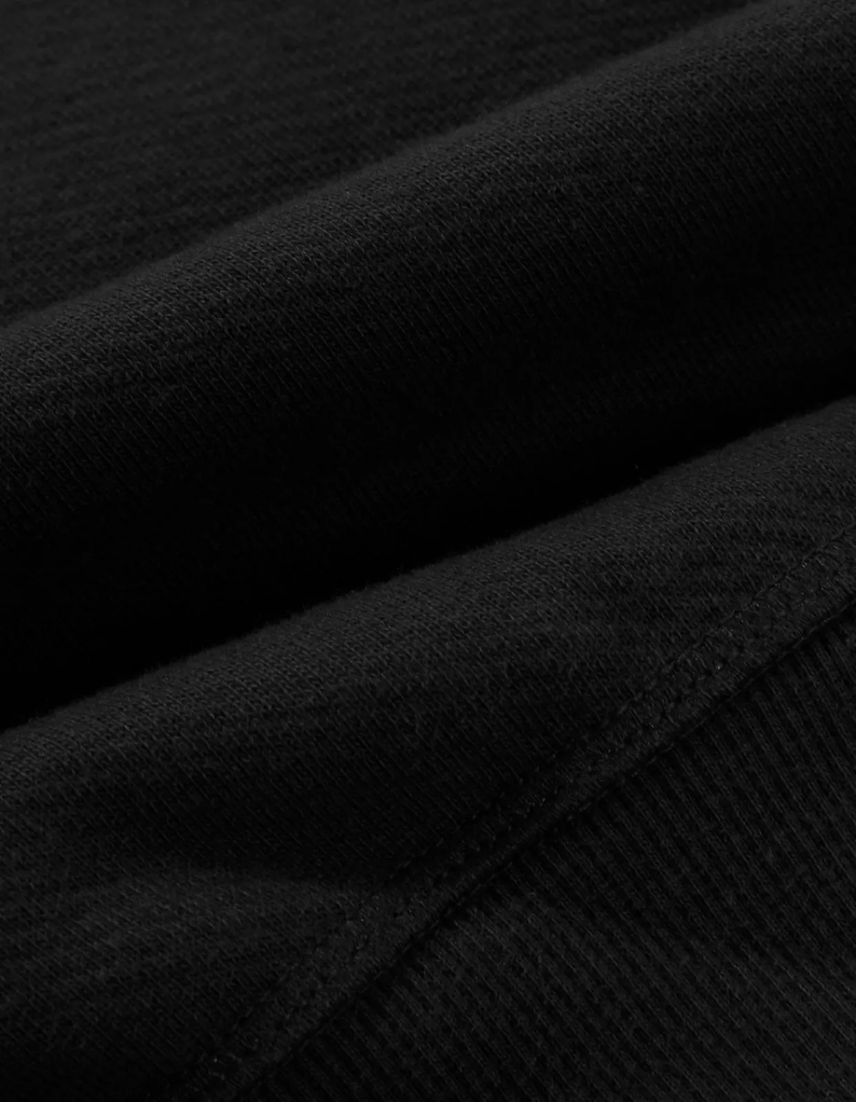 Crew Sweats*Maharishi 7011 Miltype Embroidered Crew Sweat · Organic Cotton Black