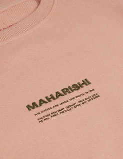 Crew Sweats*Maharishi 7011 Miltype Embroidered Crew Sweat · Organic Cotton Pink Panther
