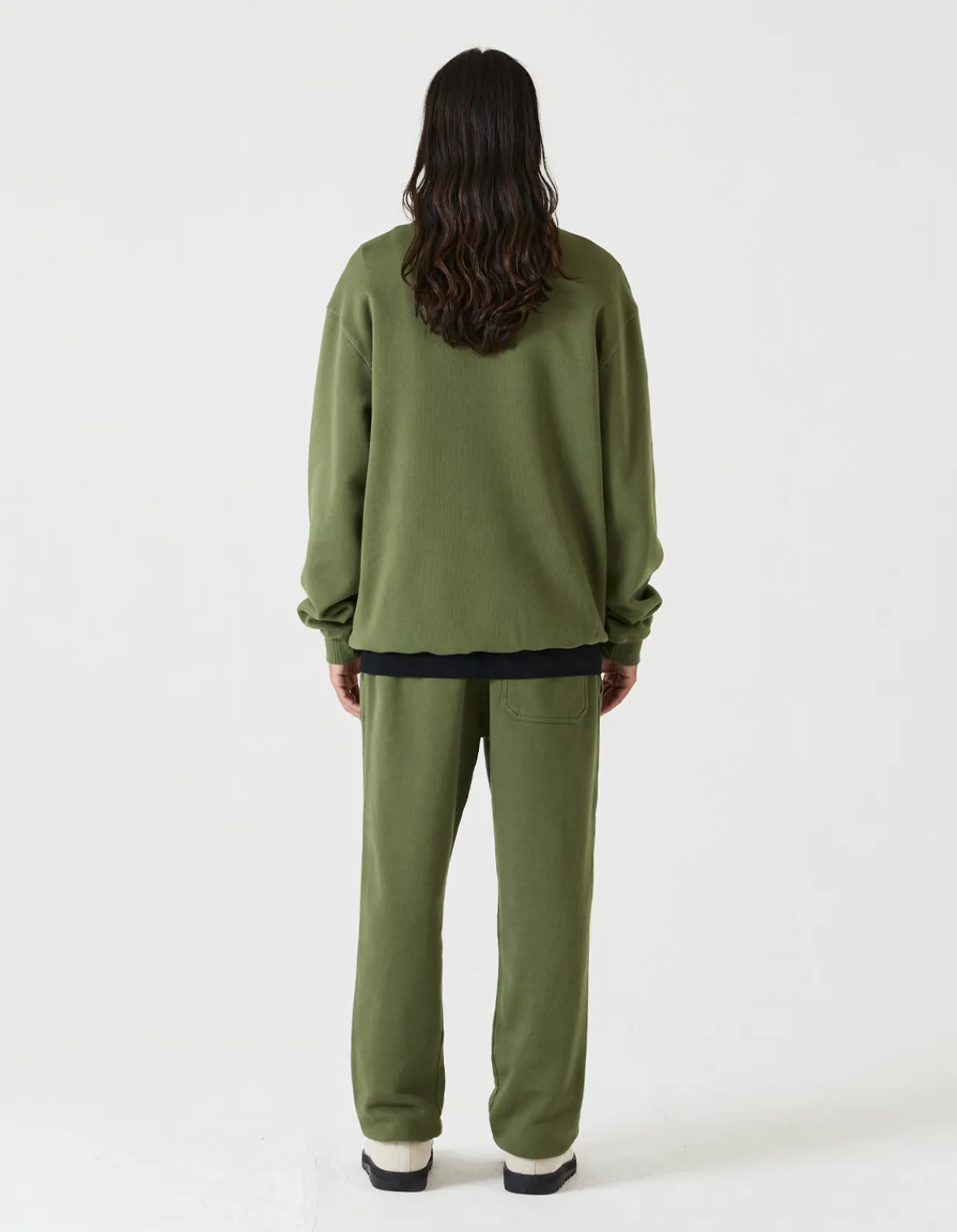 Crew Sweats*Maharishi 7011 Miltype Embroidered Crew Sweat · Organic Cotton Olive Og-107F