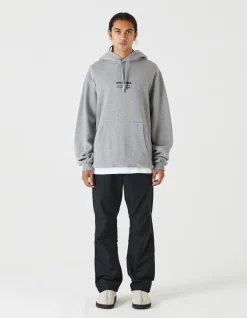 Hooded Sweats*Maharishi 7010 Miltype Embroidered Hooded Sweat · Organic Sweat 450 Grey Marl