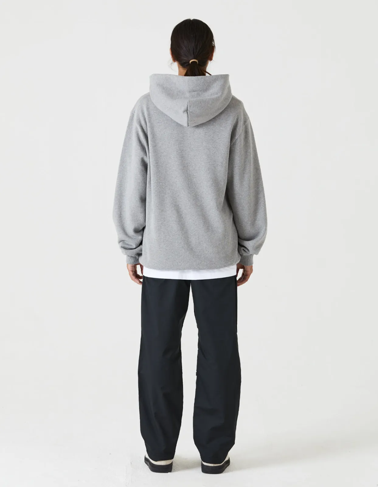 Hooded Sweats*Maharishi 7010 Miltype Embroidered Hooded Sweat · Organic Sweat 450 Grey Marl