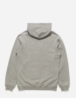 Hooded Sweats*Maharishi 7010 Miltype Embroidered Hooded Sweat · Organic Sweat 450 Grey Marl