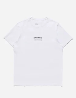 Short Sleeve T-Shirts*Maharishi 9912 Miltype Embroidered T-Shirt White