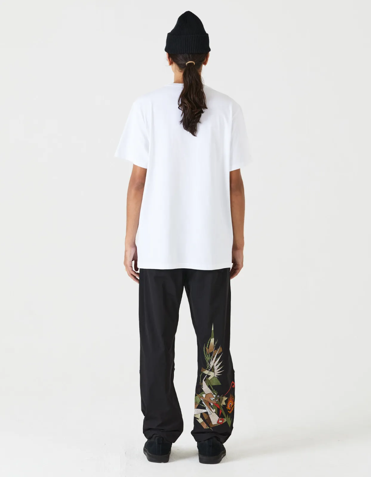 Short Sleeve T-Shirts*Maharishi 9912 Miltype Embroidered T-Shirt White