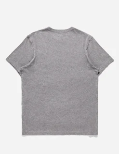 Short Sleeve T-Shirts*Maharishi 9912 Miltype Embroidered T-Shirt Grey Marl