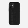 Lifestyle*Maharishi 9352 Miltype Iphone 12 Mini Case · Laser Etched Silicone Black
