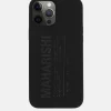 Lifestyle*Maharishi 9354 Miltype Iphone 12 Pro Max Case · Laser Etched Silicone Black