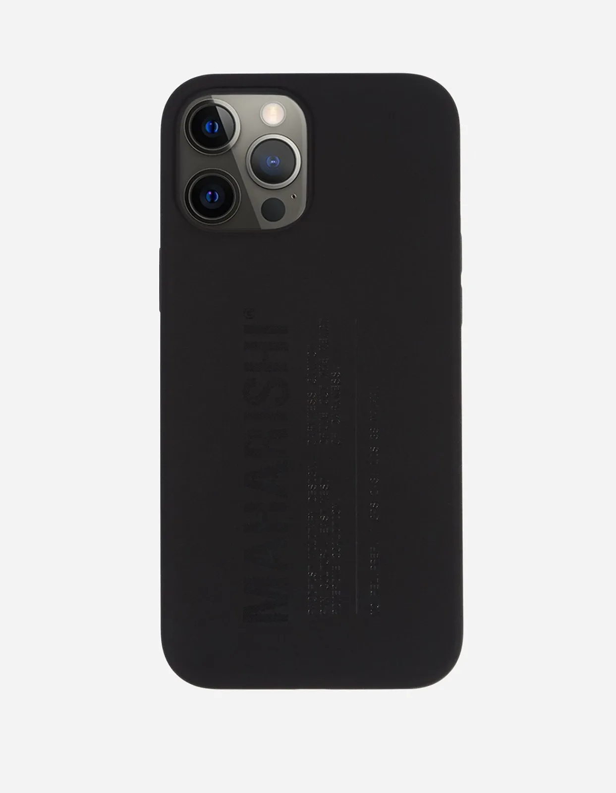 Lifestyle*Maharishi 9354 Miltype Iphone 12 Pro Max Case · Laser Etched Silicone Black