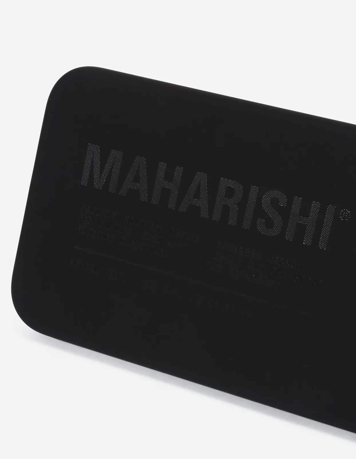Lifestyle*Maharishi 9354 Miltype Iphone 12 Pro Max Case · Laser Etched Silicone Black